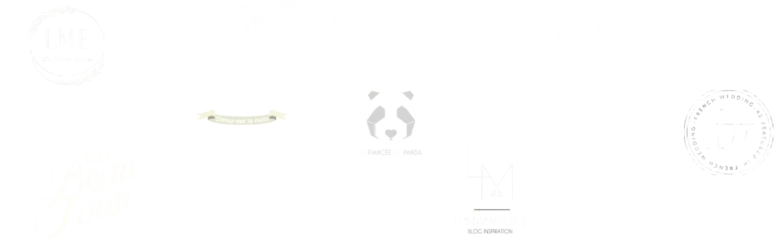 3 Logos clients mariages