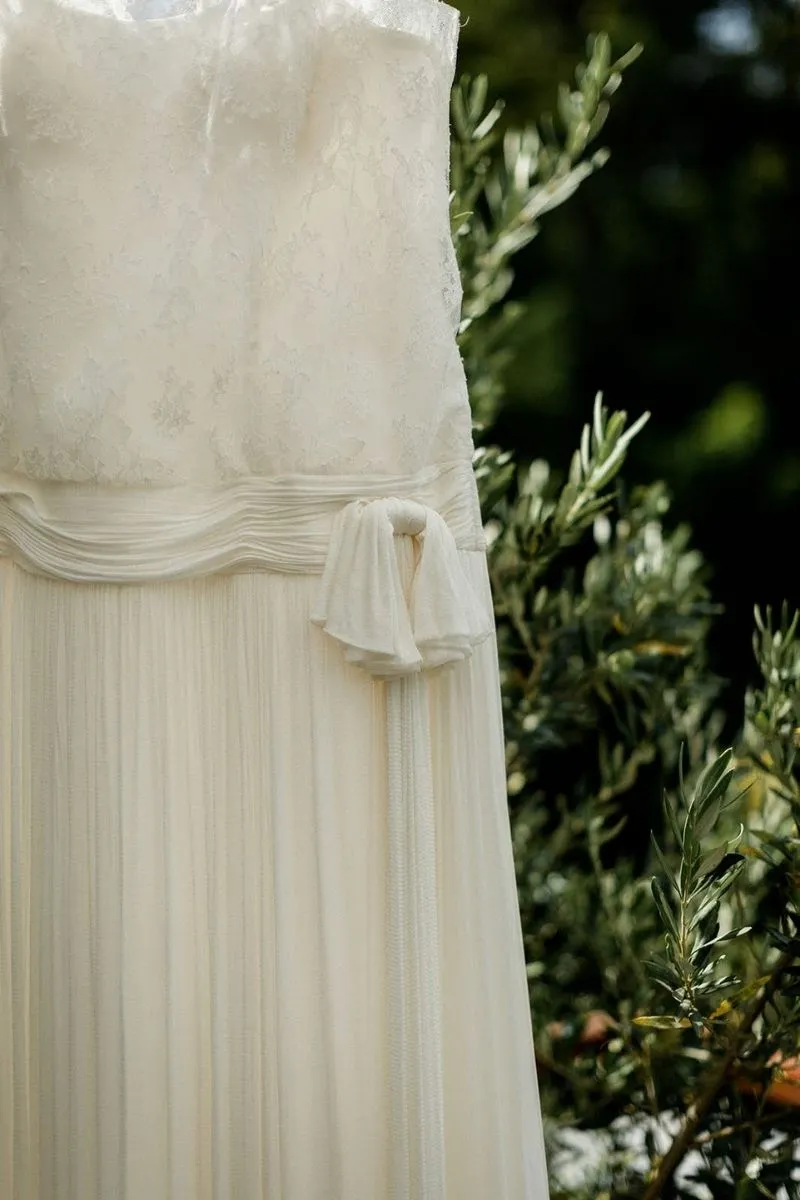 la robe de la mariée au chateau d'hardricourt
