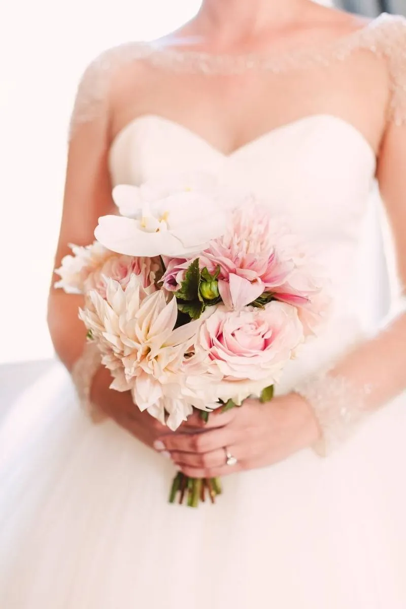 bouquet de fleur de la mariée au chateau de villiers