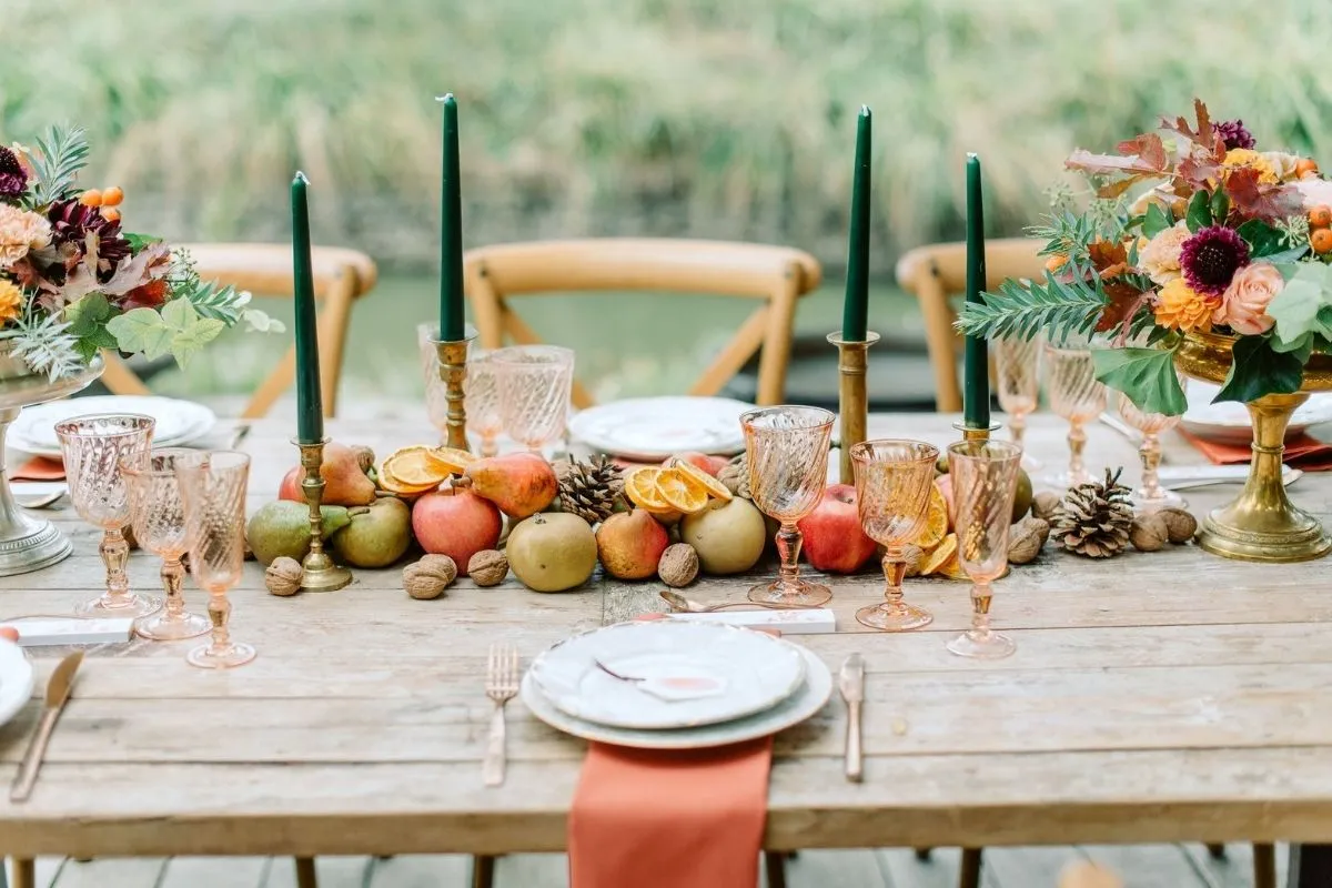 table d'honneur du Domaine de Quincampois