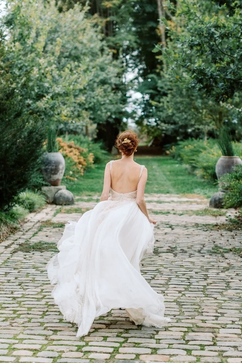 la mariée qui court du Domaine de Quincampois