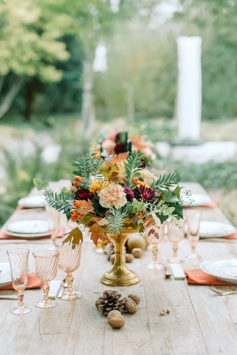 table d'honneur du Domaine de Quincampois