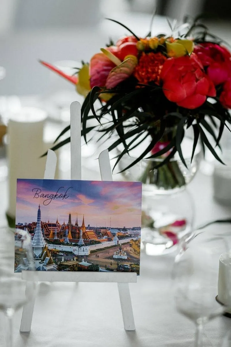 zoom sur petite carte du Mariage fun et coloré