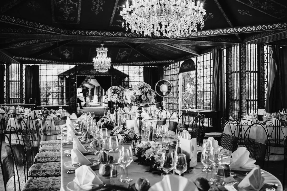 table d'honneur au chateau de vallery