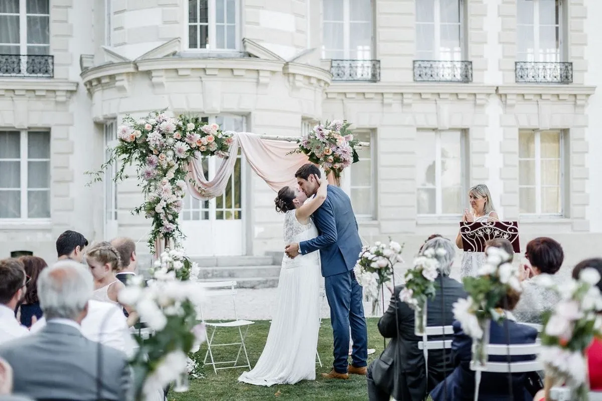 ceremonie au chateau d'hardricourt