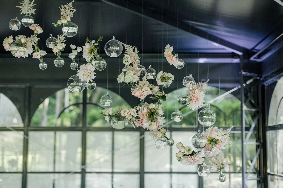 décoration florale au chateau d'hardricourt