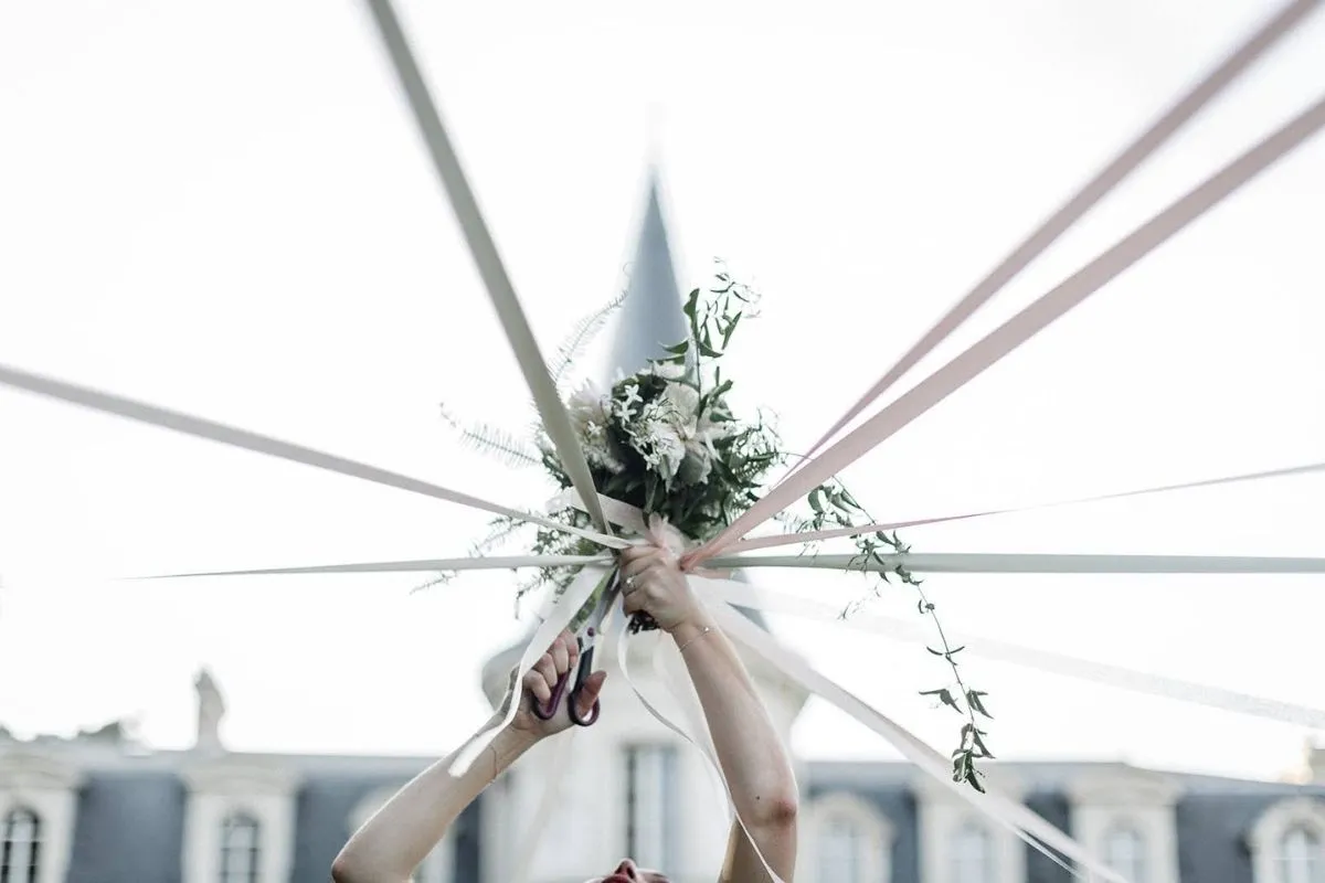 bouquet de fleurs au chateau d'hardricourt