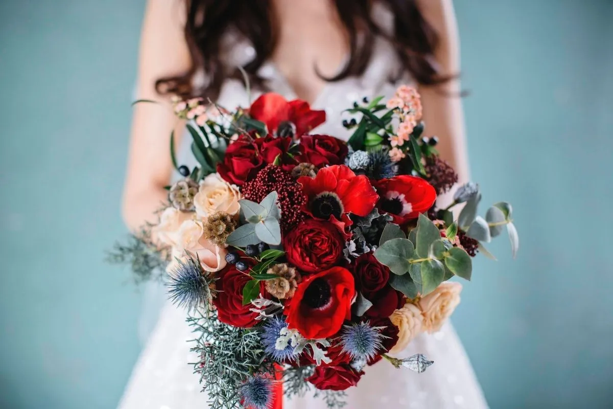 le bouquet de la mariée au Domaine de Verderonne