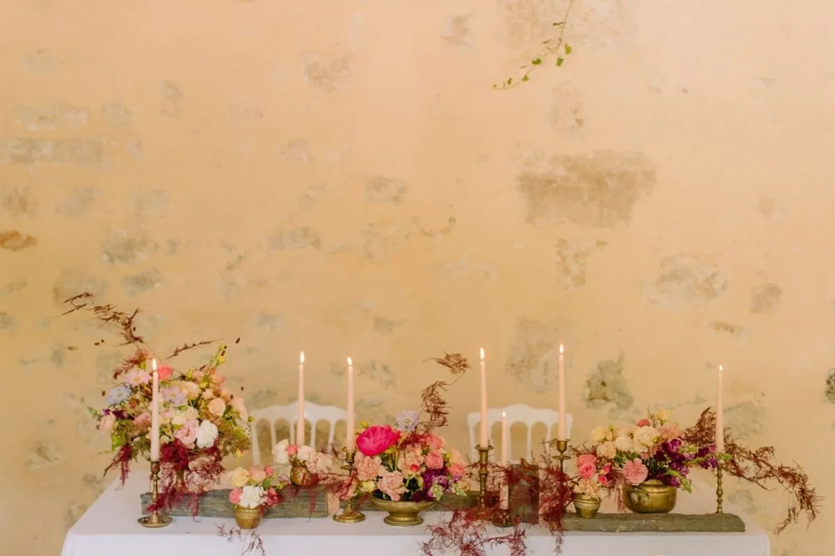 table d'honneur vue d'ensemble du domaine des Papillons