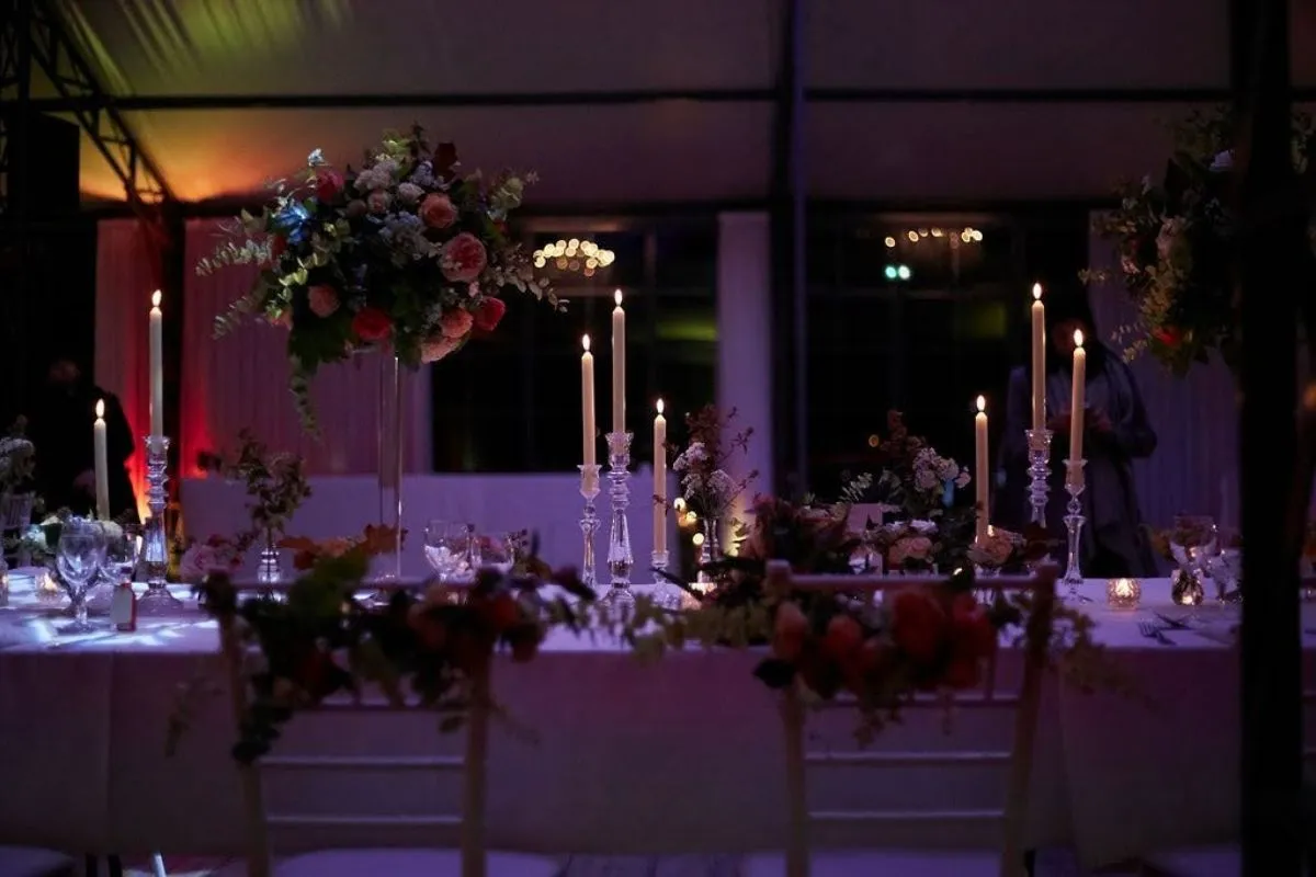 saison automne table de mariage