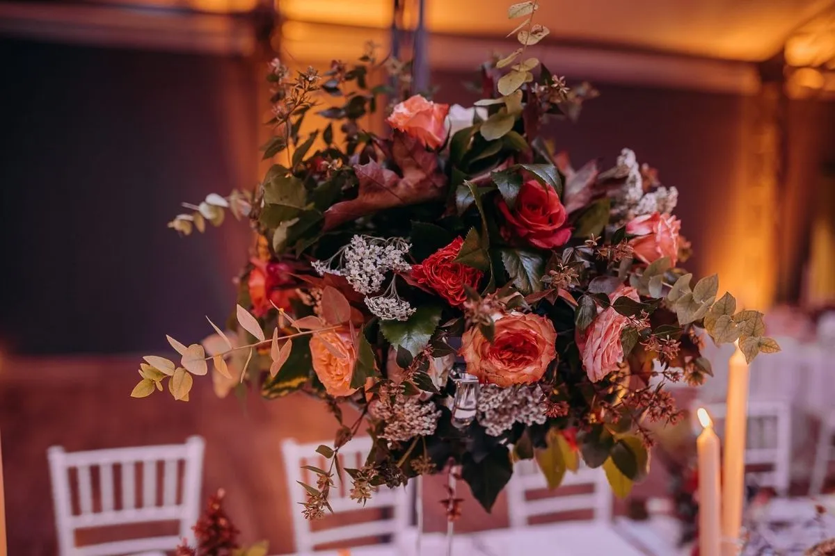 saison automne table de mariage