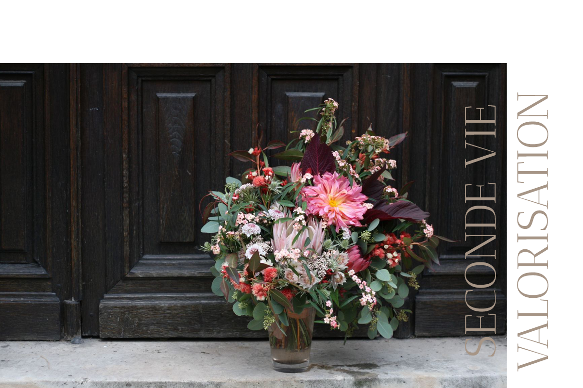 zoom bouquet de fleurs 